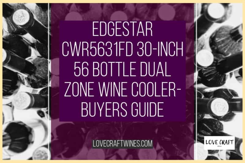 EdgeStar CWR5631FD 30-Inch 56 Bottle Dual Zone Wine Cooler