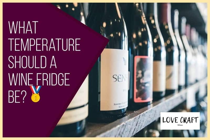 What temp should a wine fridge be