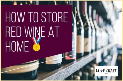 how to store red wine at home