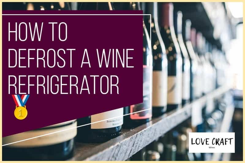 how to defrost a wine refrigerator cooler