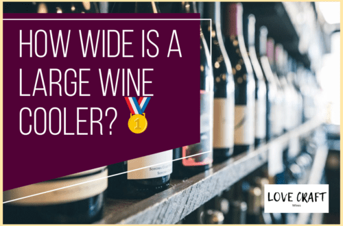 How Wide Is A Large Wine Cooler